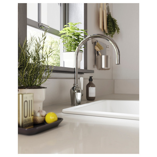 INSJÖN Kitchen mixer tap, chrome-plated