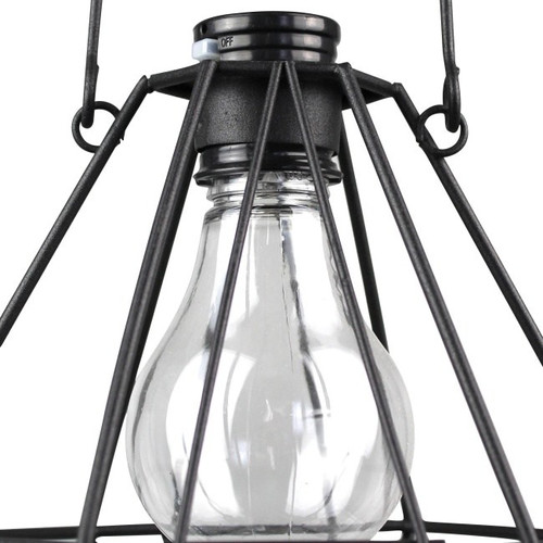 Solar Garden Lamp Mini Lantern, black