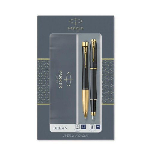 Parker Gift Set Fountain Pen & Ballpoint Pen Urban Black GT