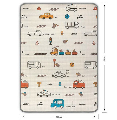 Milly Mally Foam Rolled Playmat City 0m+