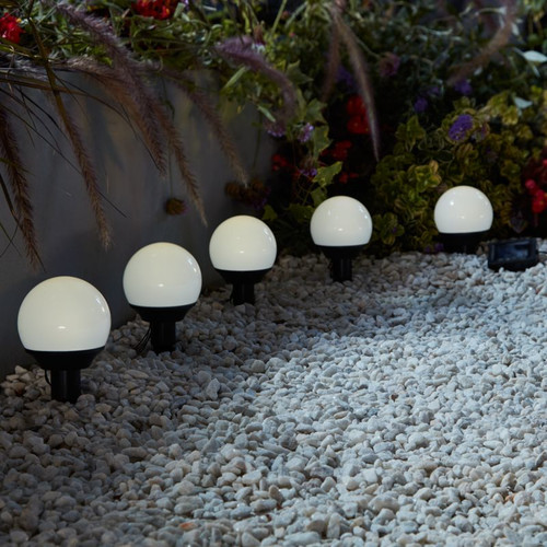 Solar Lamp Globe 9 cm 5pcs