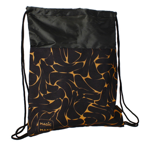 Drawstring Bag School Shoes/Clothes Bag Gold