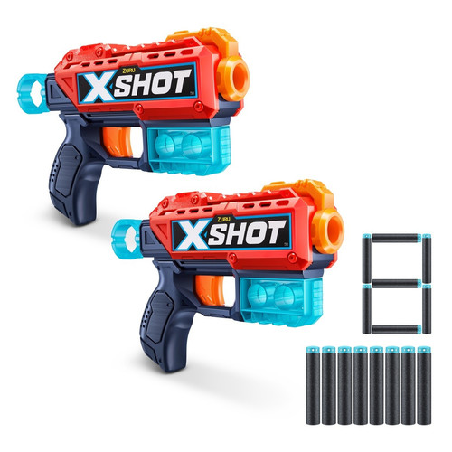 Zuru X-Shot Launcher Set Excel Double Kickback 8+