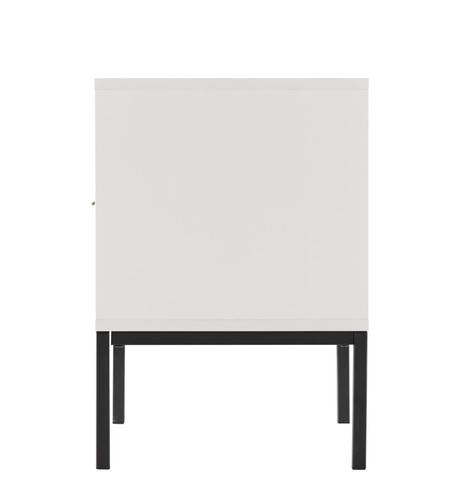 Nightstand Bedside Table Lamello, white