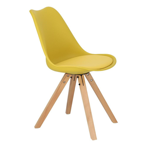 Dining Chair Norden Star Square, yellow