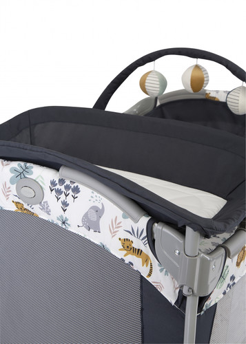 Graco Bassinet Travel Cot with Changing Table Contour Electra Into the Wild 0-3y / 0-15kg