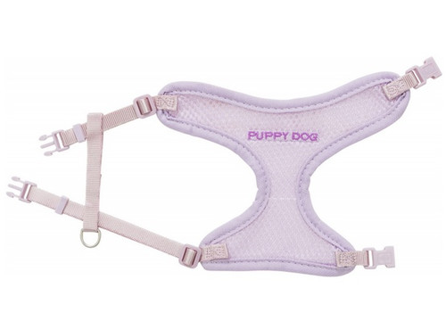 Trixie Junior Puppy Soft Dog Harness with Leash 26-34cm, lilac