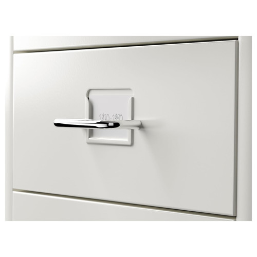 HELMER Drawer unit on castors, white, 28x69 cm