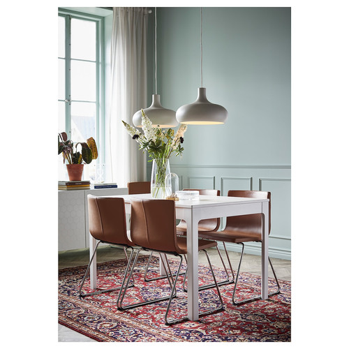 VÄXJÖ Pendant lamp, beige, 38 cm