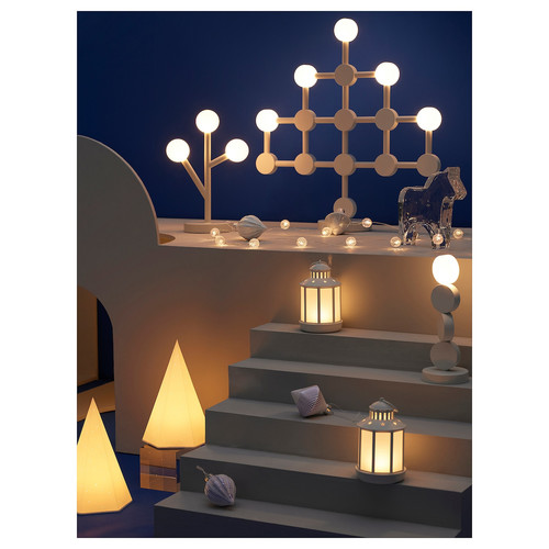 STRÅLA LED decorative table lamp, tree battery-operated, 20 cm