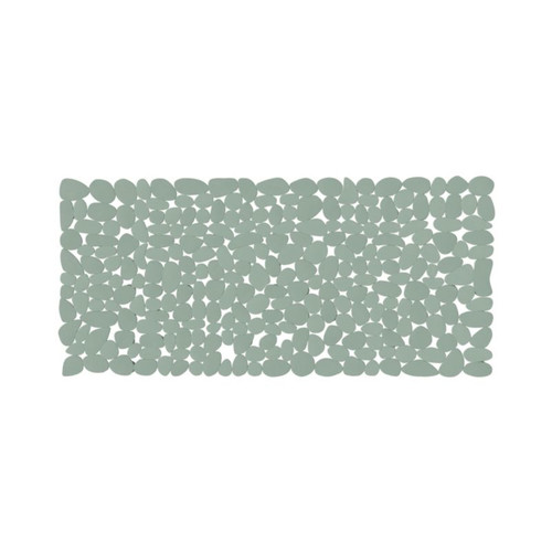 GoodHome Anti-slip Bathroom Bathtub Mat Koros 40x70cm, green-grey