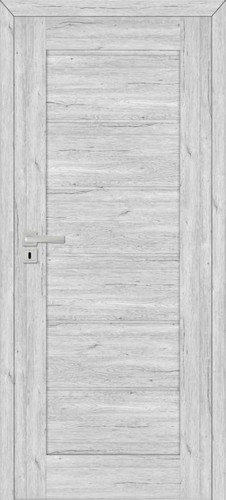 Non-rebated Internal Door Toreno 80, right, silver oak