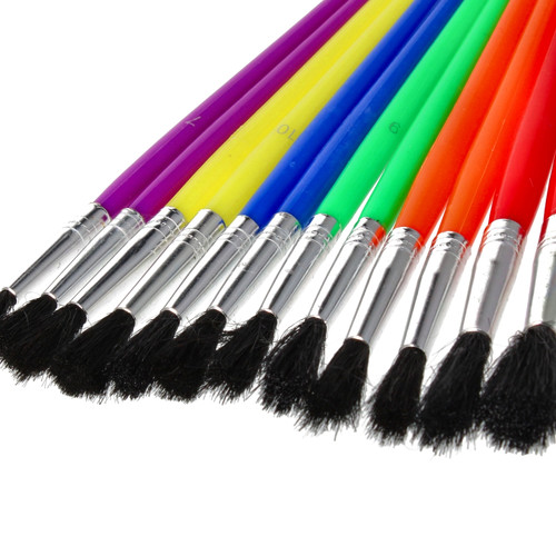 Starpak School Paintbrushes Size 7-12 72pcs