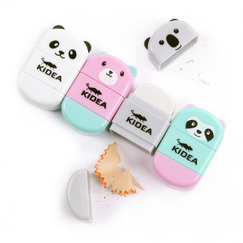 Kidea Sharpener with Eraser Animals 24pcs