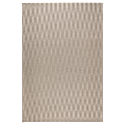 MORUM Rug flatwoven, in/outdoor, beige, 160x230 cm