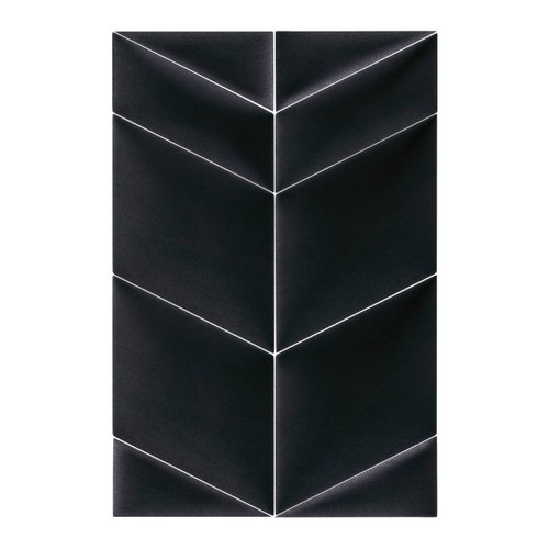 Upholstered Wall Panel Triangle Stegu Mollis 15x30cm 2pcs L, black