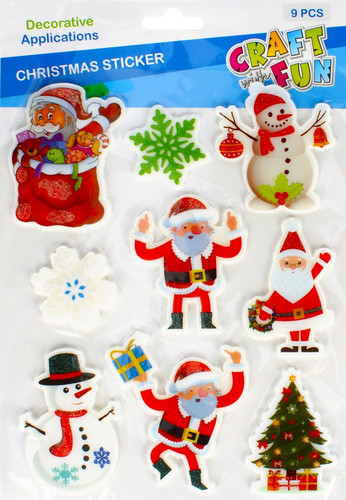 Christmas Stickers 9pcs