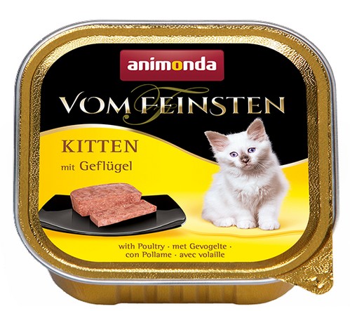 Animonda vom Feinsten Cat Food Kitten Poultry 100g