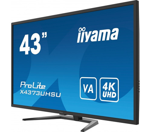 Iiyama 43" Monitor 4K VA 2xHDMI DP mDP 3ms 2x7W USBx4 X4373UHSU-B1