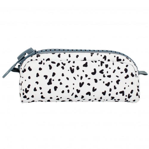 School Pencil Case Dalmatian, black & white, 1pc