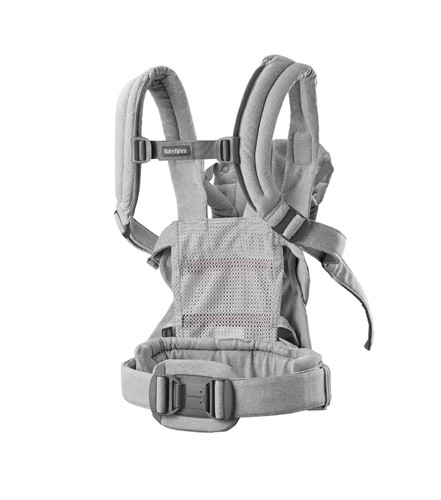 BABYBJORN Baby Carrier Harmony, Woven, Light grey mélange