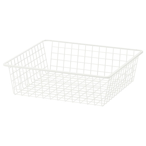 HJÄLPA Wire basket, white, 60x55 cm