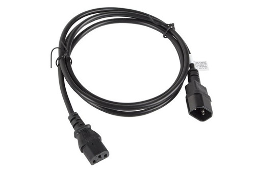 Lanberg Power Cord Extension Cord IEC 320 C13 - C14 VDE 1.8m, black