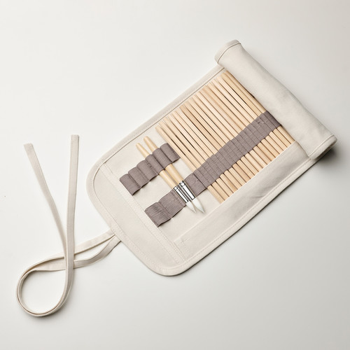 SOLFÅGEL Roll-up pencil case, beige