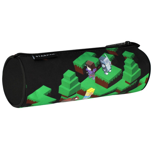 Pencil Case with Zipper Pixel Game Diagonal 1pc