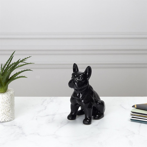 Decoration French Bulldog S, black