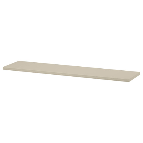 BERGSHULT Shelf, grey-beige, 120x30 cm