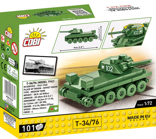 Cobi Blocks T-34/76 101pcs 6+