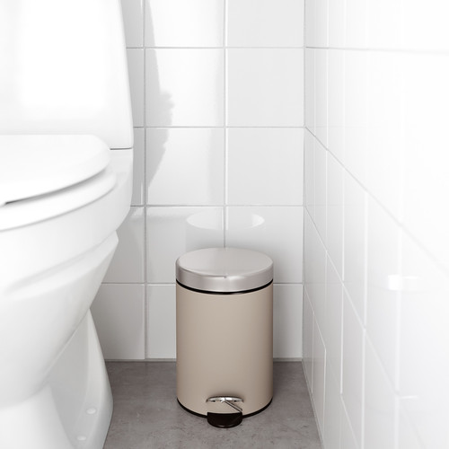 EKOLN Waste bin, beige