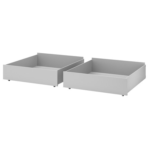 SMYGA Bed storage box, light grey, 99x91x29 cm