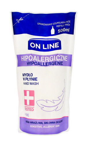 On Line Hand Wash Hypoallergenic Pure Refill 500ml