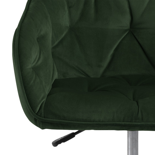 Desk Chair Brooke, velvet, green