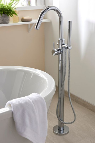 Freestanding Bath Tap Cromer, chrome