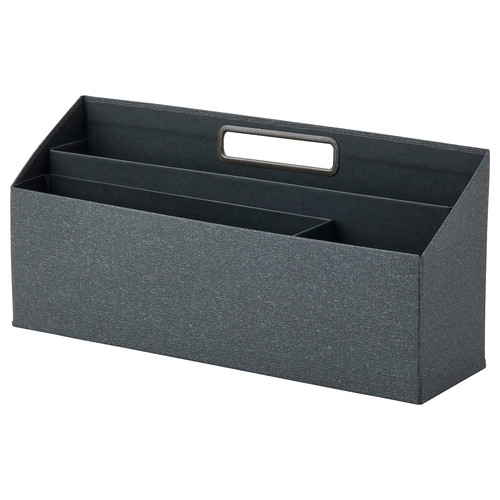 TJOG Desk organiser, dark grey, 34x10x16 cm