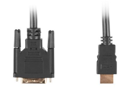 Lanberg Cable HDMI(M)-DVI-D(M) CA-HDDV-10CC-0018-BK 1.8m black