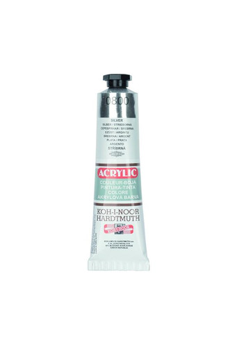 Koh-i-Noor Acrylic Paint Colour 0800 Silver 40ml