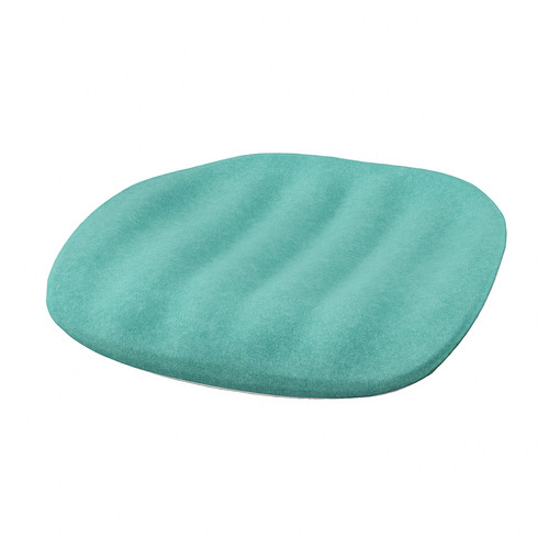 PYNTEN Children´s seat pad for desk chair, turquoise, 33x32 cm