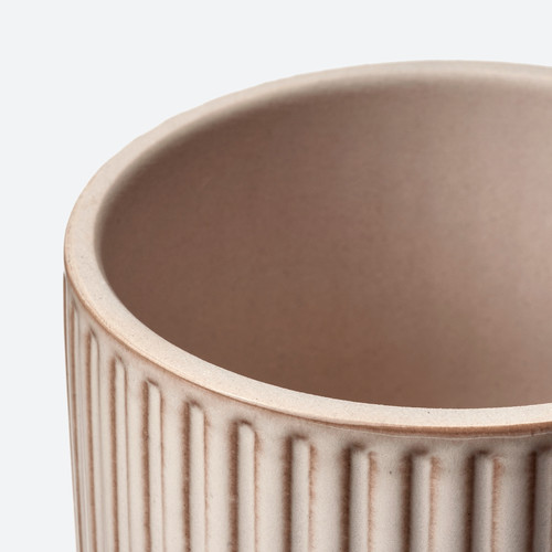 HONUNGSPALM Plant pot, in/outdoor/beige, 9 cm