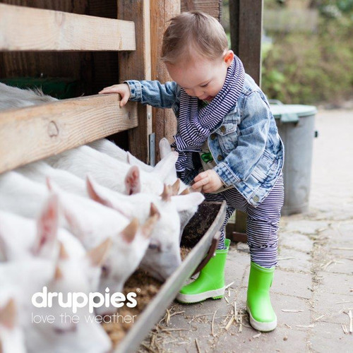 Druppies Rainboots Wellies for Kids Fashion Boot Size 27, pink