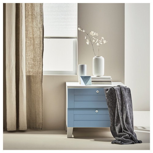 SANNIDAL Drawer front, blue, 60x20 cm