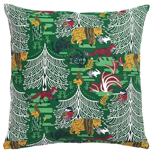 VINTERFINT Cushion cover, green, 50x50 cm