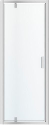 GoodHome Pivot Shower Door Beloya 80 cm, chrome/transparent