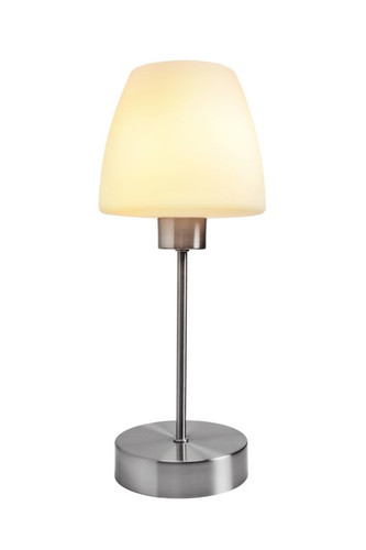 GoodHome Table Lamp Kluan E14, brushed chrome