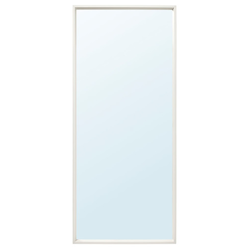 NISSEDAL Mirror, white, 65x150 cm