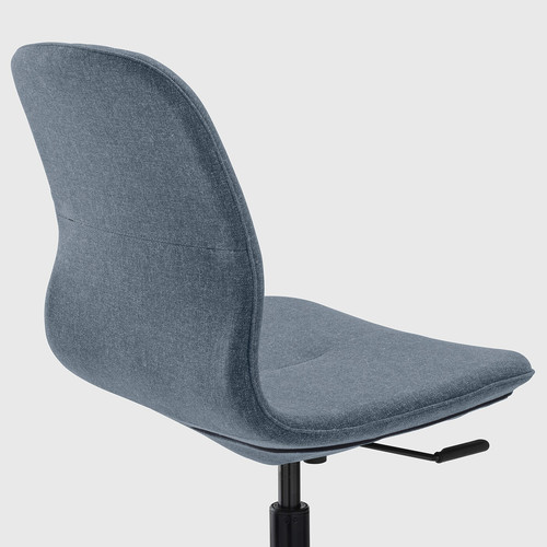 LÅNGFJÄLL Office chair, Gunnared blue/black, 68x68 cm