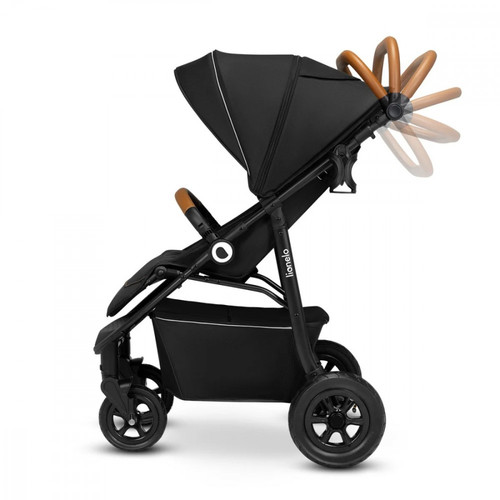 Lionelo Stroller Pushchair Natt Black Onyx, 0-4y/22kg